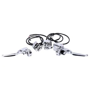 Kit de controles, interruptores y cableado de manillar. CAN-bus. Cromado