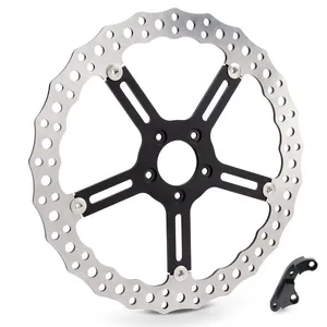 Arlen Ness, kit de rotor Big Brake delantero 15" Jagged. Lado izquierdo