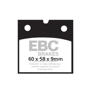Pastillas de freno EBC Orgánicas