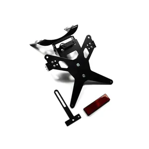 Soporte de matrícula Zieger X-Line negro