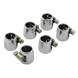 Abrazaderas Econ-o-fit. 1/4". Cromadas