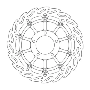 Rotor de freno flotante serie Flame de Moto-Master