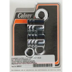 Kit de separadores de eje delantero Colony, estriado