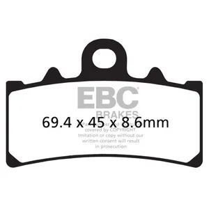 Pastillas de freno EBC Sinterizadas Double-H