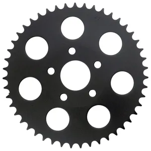 Piñón trasero, negro. 47t