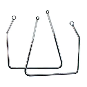 Kit de soporte de alforjas. Cromo
