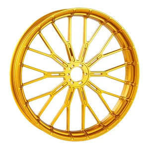 Arlen Ness, Llanta Y-Spoke forjada 3,25 x 19. Oro