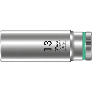 Wera, llave de vaso profunda de 13 mm