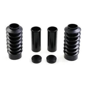 Cult-Werk, kit de cubiertas de horquilla de 6 piezas. Corto. Negro <span style="color: red;font-size: 0,5em">- PEDIDO ESPECIAL -</span>