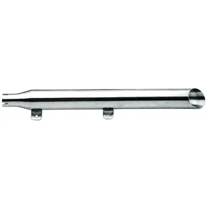 Paughco, silenciador cruiser corte diagonal de 3". 30". Izquierdo