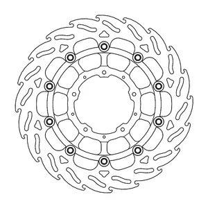 Rotor de freno flotante serie Flame de Moto-Master