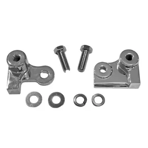Burly, kit de bajada trasero ajustable. Cromo