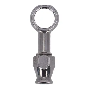Goodridge, racor banjo recto de 7/16" (11mm). Acero inoxidable