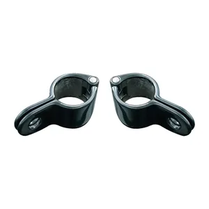 Kuryakyn, Abrazaderas rápidas Magnum, 1" (25.4mm). Negro brillante