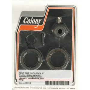 Kit de tuerca y seguridad de eje trasero Colony