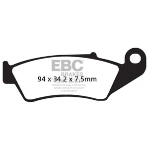 Pastillas de freno EBC Carbon X / TT series