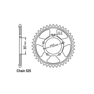 Corona trasera JT 1331.42