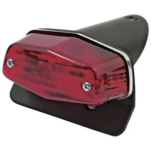 Conjunto de luz trasera lucas custom. con soporte. Negro