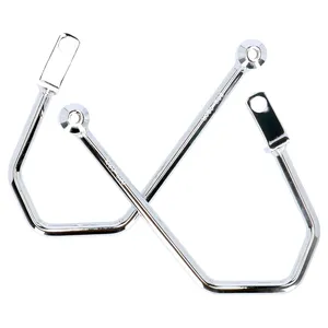 Highway Hawk, kit de soporte para alforjas. Cromado