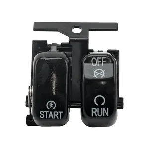 Interruptor de manillar run/off/start. Negro