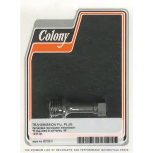 Colony, tapón de llenado de aceite de transmisión. Parkerizado negro