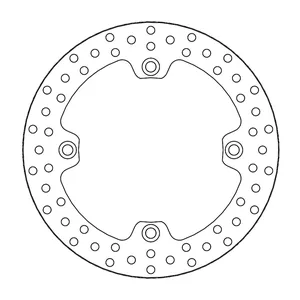 Rotor de freno fijo serie Halo de Moto-Master