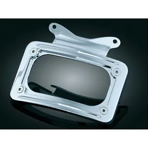 Kuryakyn, soporte para placa de matrícula. Cromado