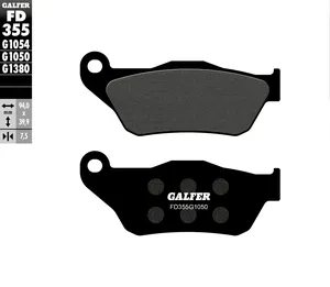 Pastilla de freno orgánica para motocicleta Harley-Davidson