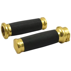 Par de puños de manillar Caliber color dorado metálico