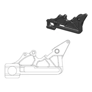 Supporto ricollocamento pinza freno OEM - ricollocazione oversize