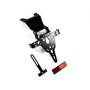Soporte de matrícula Zieger Pro negro