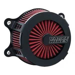 Vance & Hines, kit de filtro de aire VO2 Cage Fighter. Negro mate