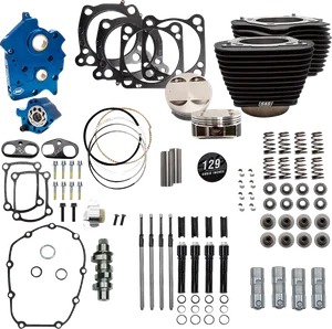 Paquete de potencia 129 pulgadas para motor Harley-Davidson
