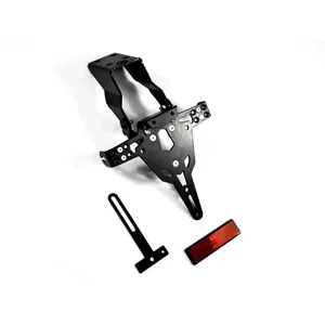Soporte de matrícula Zieger Pro negro