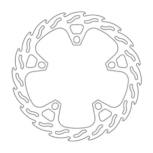 Rotor de freno fijo serie Flame de Moto-Master