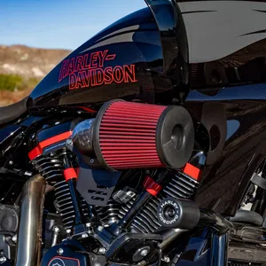 Vance & Hines, toma de aire VO2 Falcon XL. Fibra de carbono forjada brillante