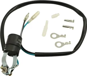 Interruptor de paro de emergencia negro para motocicleta