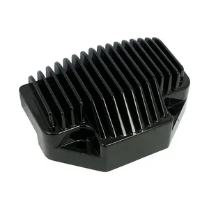 Transpo, regulador/rectificador de voltaje. Negro