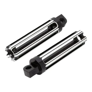 Arlen Ness, estribos de 10 calibres. Negro