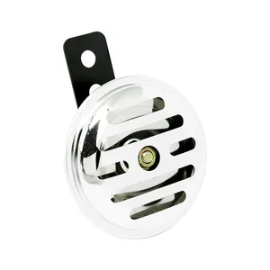 Bocina mini custom, 2.5"/ 65mm. 100 dB. Cromada ranurada