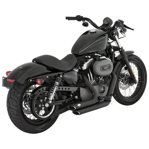 Vance & Hines, shortshots escalonados 2-1/2" negros