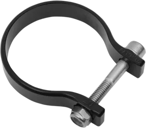 Abraçadeira de correia para barra antivolte - 1.85 preto