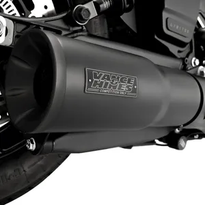 Vance & Hines, silenciador de salida directa 2-1 Hi-Output. Negro