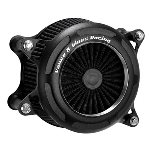 Vance & Hines, filtro de aire VO2 Onyx. Negro arrugado