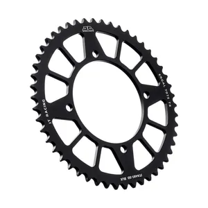 Coronas traseras de aluminio - Piñón RL 50T KAW negro