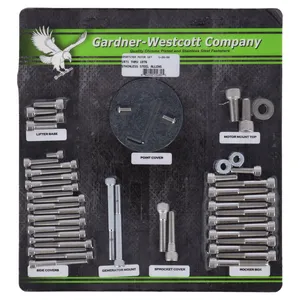 Juego de tornillos de motor, allen de acero inoxidable