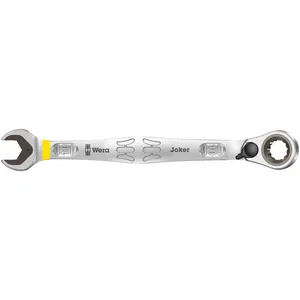 Llave de carraca Wera Joker con interruptor de punta abierta/cerrada - Métrica 10