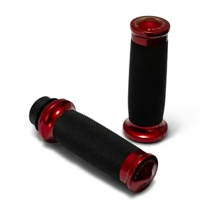 Performance Machine, empuñaduras envueltas Contour Renthal. Rojo