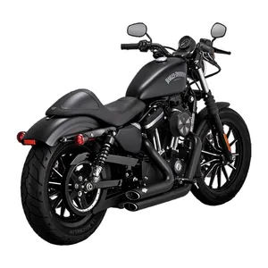 Escape Vance & Hines, Shortshots escalonado PCX. Negro