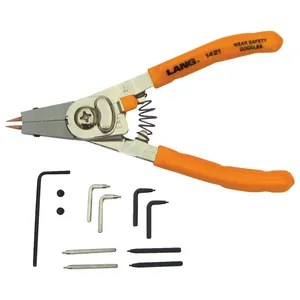 Lang Tools, 'Quick Switch' #1421 Alicates para anillos de retención pequeños